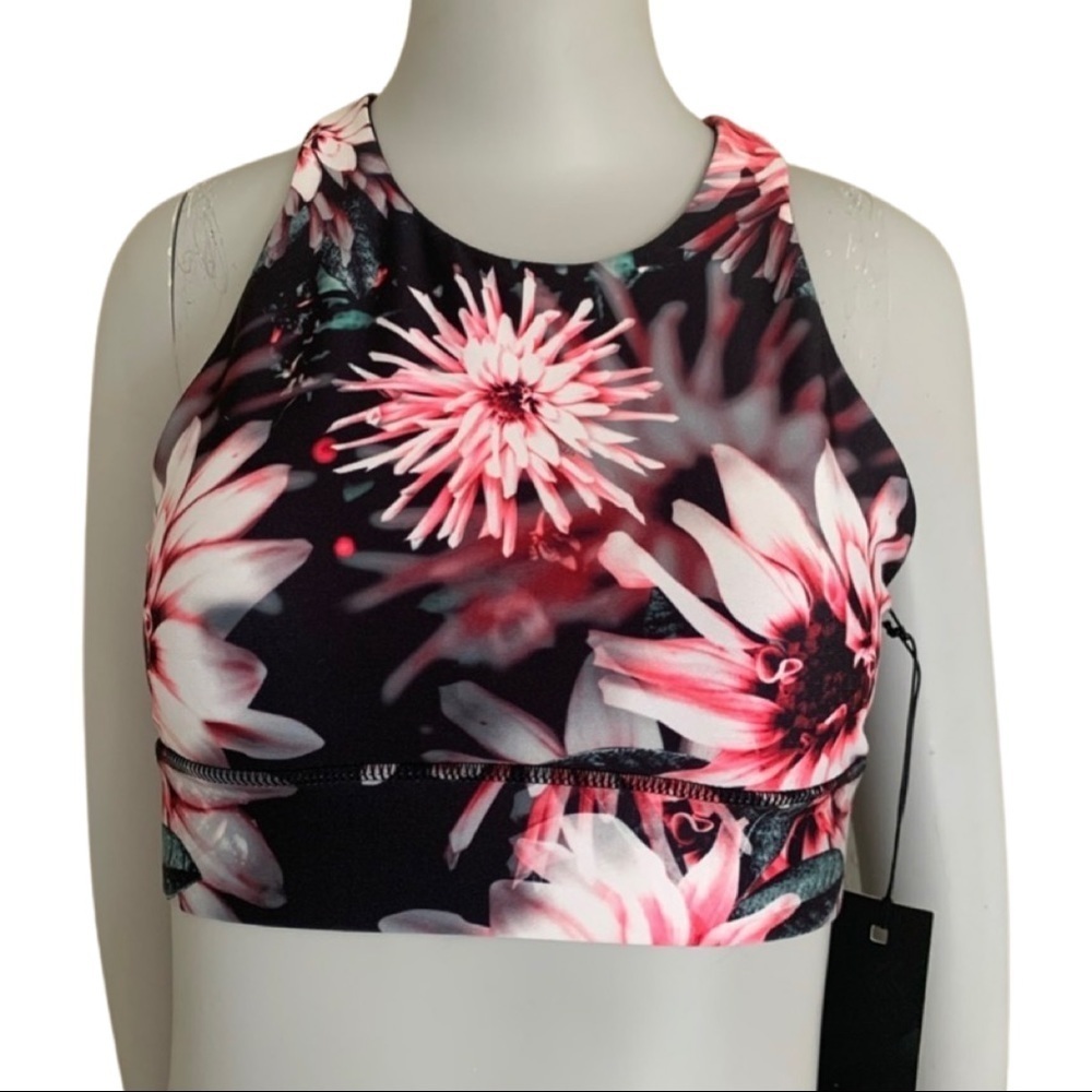 NWT Kyodan Floral Sports Bra Size XS